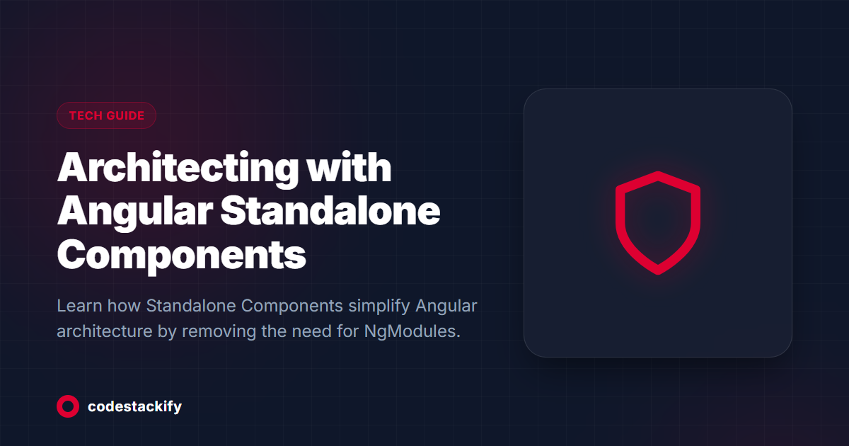 Architecting with Angular Standalone Components