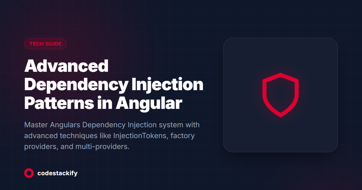Advanced Dependency Injection Patterns in Angular