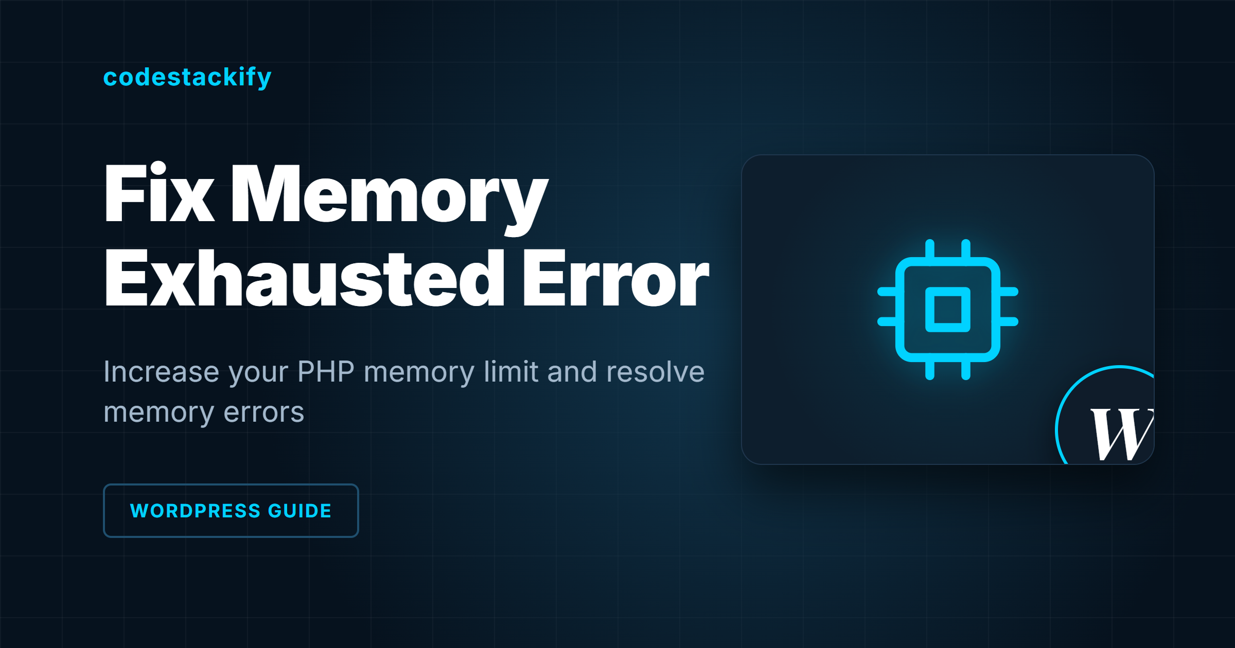 How to Fix the WordPress Memory Exhausted Error