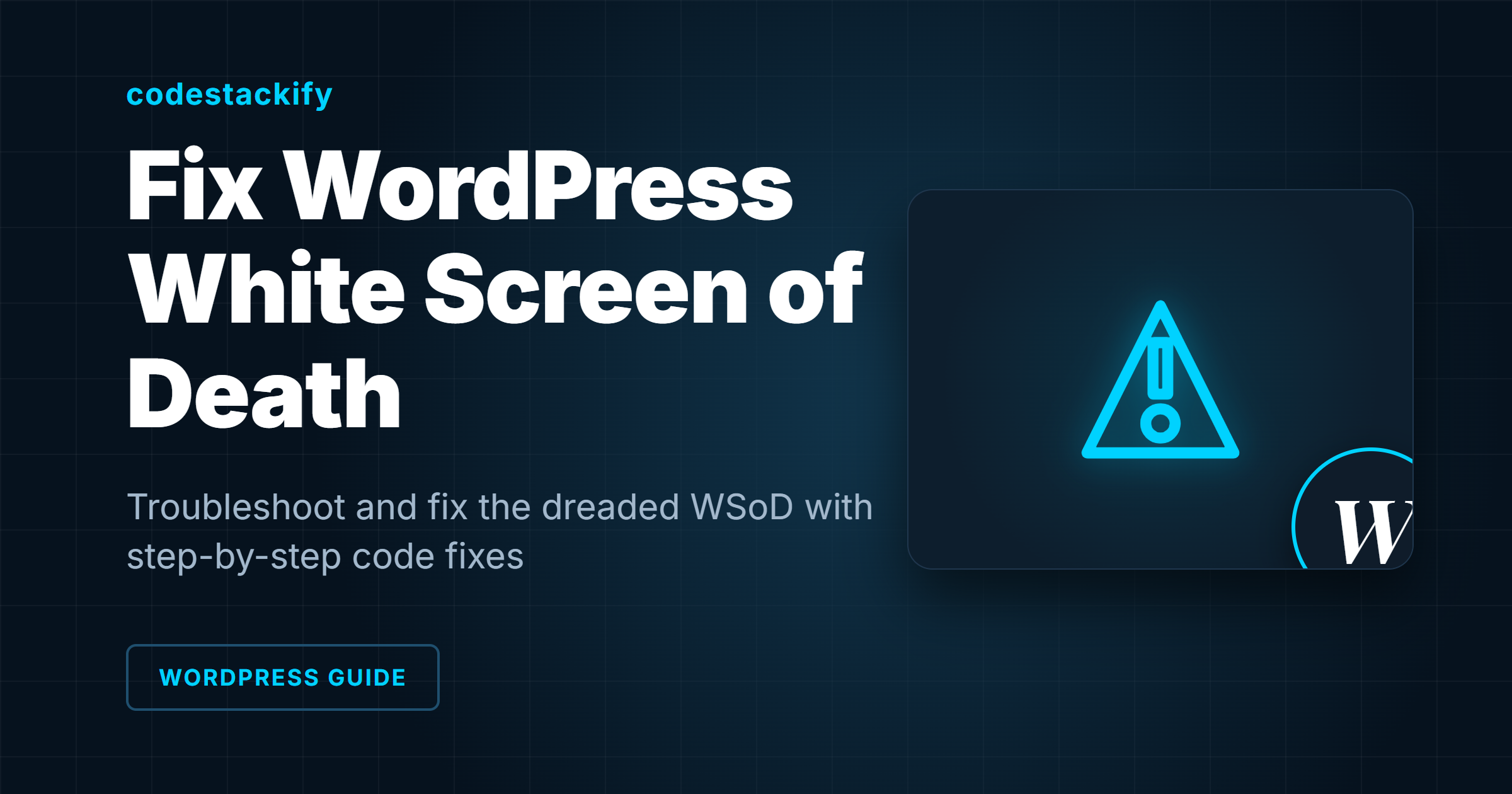 How to Fix the WordPress White Screen of Death (WSoD)
